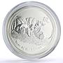 Australia 50 cents Lunar Calendar series II Year of the Mouse silver coin 2008