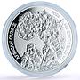 Rwanda 50 francs African Ounce Wildlife Gorillas Fauna proof silver coin 2008