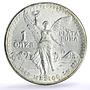 Mexico 1 onza Libertad Angel of Independence silver coin 1982