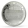 Liberia 20 dollars Railways Railroads Trains Windsplitter proof silver coin 2002