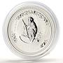 Australia 1 dollar Lunar Calendar series I Year of the Monkey silver coin 2004