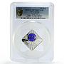 Macedonia 100 denars Zodiac Signs Sagittarius 3D PR70 PCGS silver coin 2018