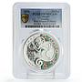Macau 20 patacas Monkey Year Holy House of Mercy PR70 PCGS silver coin 2016