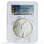 Mexico 1 onza Libertad Angel of Independence MS69 PCGS silver coin 2007