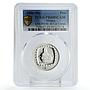 Mexico 1 peso Precolombina Senior Limas Sculpture PR69 PCGS silver coin 1996