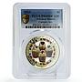 Solomon Islands 2 dollars Treasures Canopic Jars PR69 PCGS silver coin 2015