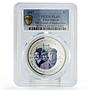 Cook Islands 2 dollars Sherlock Baskervilles Hound PL69 PCGS silver coin 2007