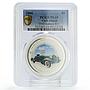 Cook Islands 2 dollars Classic Cars Speedster Auburn 851 PL69 PCGS Ag coin 2006