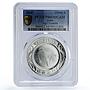 Laos 15000 kip Year of the Pig Fortune Lunar Calendar PR69 PCGS silver coin 2007