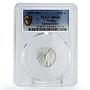 Mexico 1/10 onza Libertad Angel of Independence MS68 PCGS silver coin 2006