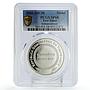 East Timor Leste Independence 20th Anniversary SP68 PCGS silver medal coin 2002