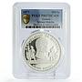 Guinea 500 sylis Singer Miriam Makeba Music Dancers PR67 PCGS silver coin 1977