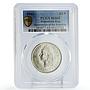 Dominican Republic 1/2 peso Republic Restoration MS65 PCGS silver coin 1963