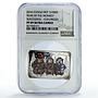 Congo 1000 francs Lunar Year of the Monkey Successful PF69 NGC silver coin 2016