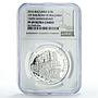 Bulgaria 10 leva First Railroad 150 Anniversary Train PF69 NGC silver coin 2016