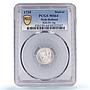 Netherlands Holland 1 stuiver Bezemstuiver KM-91 MS64 PCGS silver coin 1739