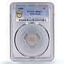 Netherlands 5 cents Regular Coinage Queen Wilhemina MS62 PCGS CuNi coin 1909