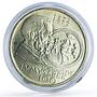 Czechoslovakia 100 Sculptor Josef Myslbek Art TRIAL ESSAI UNC silver coin 1972
