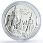 Slovakia 200 korun UNESCO UN Heritage Banska Stiavnica Cities silver coin 1997
