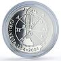 Slovenia 5000 tolarjev Physicist Jurij Vega Science proof silver coin 2004