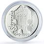 Slovakia 200 korun Philharmonic Music Architecture proof silver coin 1999