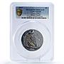 Cook Islands 5 dollars Night Animals Eagle Owl Bird PR70 PCGS silver coin 2018