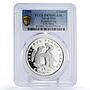 Isle of Man 1 crown Preserve Planet Razorbill Bird PR70 PCGS silver coin 1996