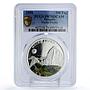 Mongolia 500 togrog New Wonders Peru Machu Picchu PR70 PCGS silver coin 2008