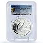 Gibraltar 1 crown Preserve Planet Earth Shag Birds PR69 PCGS silver coin 1996