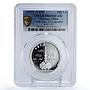 Taiwan 100 yuan Incident 228 Anniversary Monument PR69 PCGS silver coin 1997