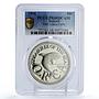 Sealand 50 cents Sea Treasures Orca Whale Fauna X#8.1 PR68 PCGS CuNi coin 1994