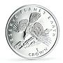 Gibraltar 1 crown Preserve Planet Earth Eagle Bird Fauna proof silver coin 1994