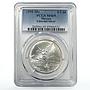 Mexico 1/2 onza Libertad Angel of Independence MS69 PCGS silver coin 1998