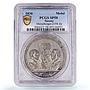 Germany Saxony Augsburg Confession Melanchton Luther SP58 PCGS silver medal 1830