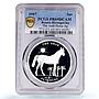 Bosnia and Herzegovina 1 suverena Arab Horse Fauna PR69 PCGS silver coin 1997