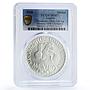 Mexico Olympic Games Aztec Calendar Austria Mint MS67 PCGS silver medal 1968