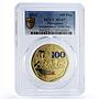 Philippines 100 piso Independence 125th Anniversary Politics MS67 PCGS coin 2023
