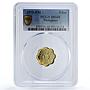 Philippines 5 sen Republic Coinage Melchora Aquino KM-206 MS68 PCGS coin 1975