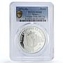 Mexico Chiapas State Federation 150th Anniversary MS68 PCGS silver medal 1974