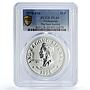 Philippines 50 piso Ferdinand Marcos The New Society PL69 PCGS silver coin 1975