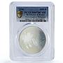Sao Tome 1000 dobras Wildlife Hummingbird Fauna Hologram PR67 PCGS Ag coin 1998