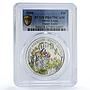 Sierra Leone 10 dollars Easter Bunny Eggs Holidays Religion PR67 PCGS coin 2008