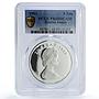 Tokelau 5 tala People on the Beach KM-7 PR68 PCGS silver coin 1983
