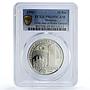 Malaysia 25 ringgit Kuala Lumpur 100th Anniversary PR69 PCGS silver coin 1990