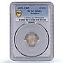 Denmark 10 ore King Christian IX Coinage KM-795 MS63 PCGS billon coin 1899