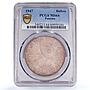 Panama 1 balboa Republic Coinage Vasco Nunez Balboa MS64 PCGS silver coin 1947