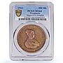 Germany Westphalia 500 mark Annette Hulshoff Horse MS64 PCGS brass coin 1923