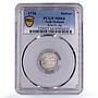 Netherlands Holland 1 stuiver Bezemstuiver KM-91 MS64 PCGS silver coin 1738