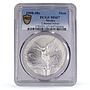 Mexico 1 onza Libertad Angel of Independence MS67 PCGS silver coin 1998
