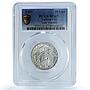 Italy Vatican 10 lire Sede Vacante Dove Sun KM-21 MS67 PCGS silver coin 1939
